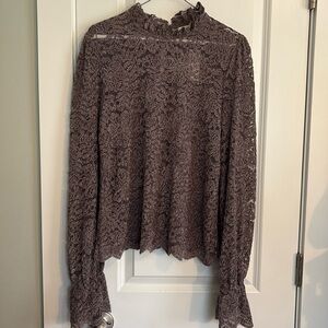 NWT Eri + Ali (Anthropologie) Lacey Blouse